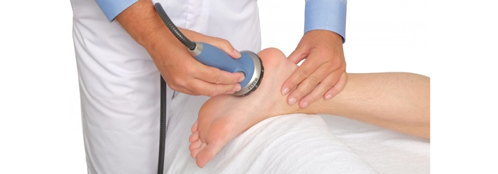 Chiropractic Sturgeon Bay WI Myofascial Device on Foot